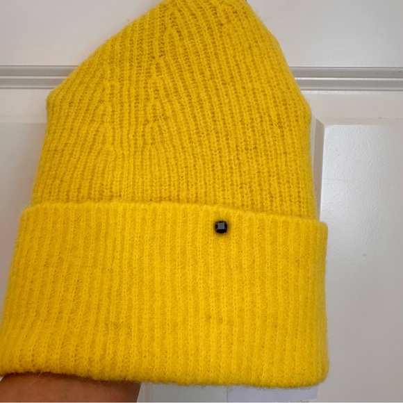 MadeInItaly Marina Rinaldi by Max Mara Label-cut Alpaca Blend Beanie OS Spring - Picture 4 of 10